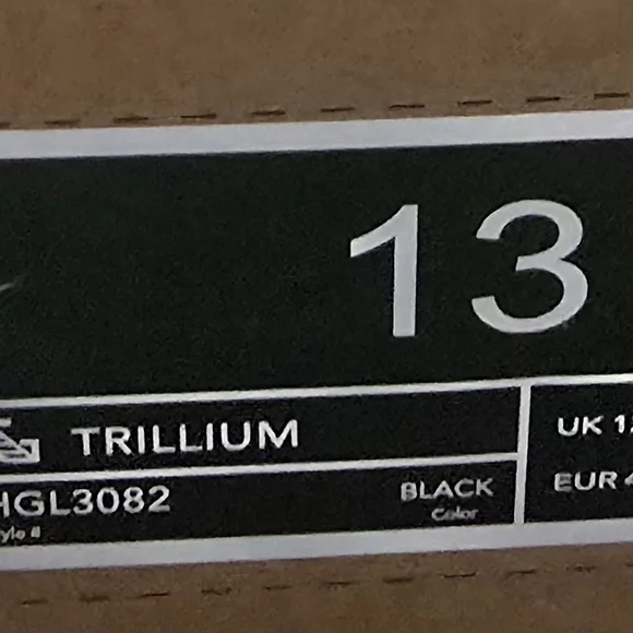 Trillium Black and Gray Sneakers with Tan Accents - Picture 5 of 8